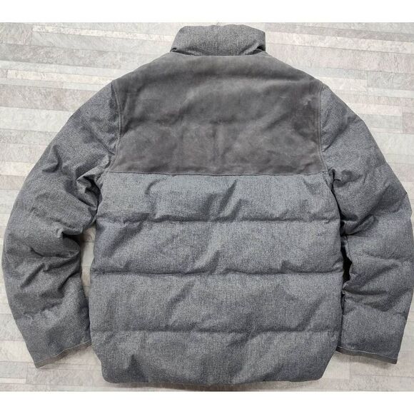 JOHN VARVATOS STEPHEN PUFFER JACKER WATER REPELLENT GREY NWT SMALL - Picture 3 of 10